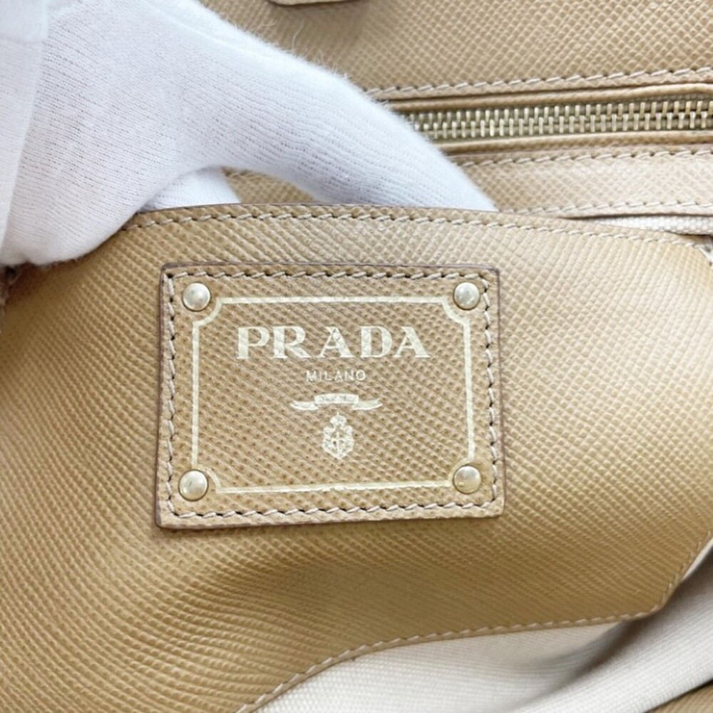 PRADA Brown Leather Shoulder Bag - Picture 8 of 10
